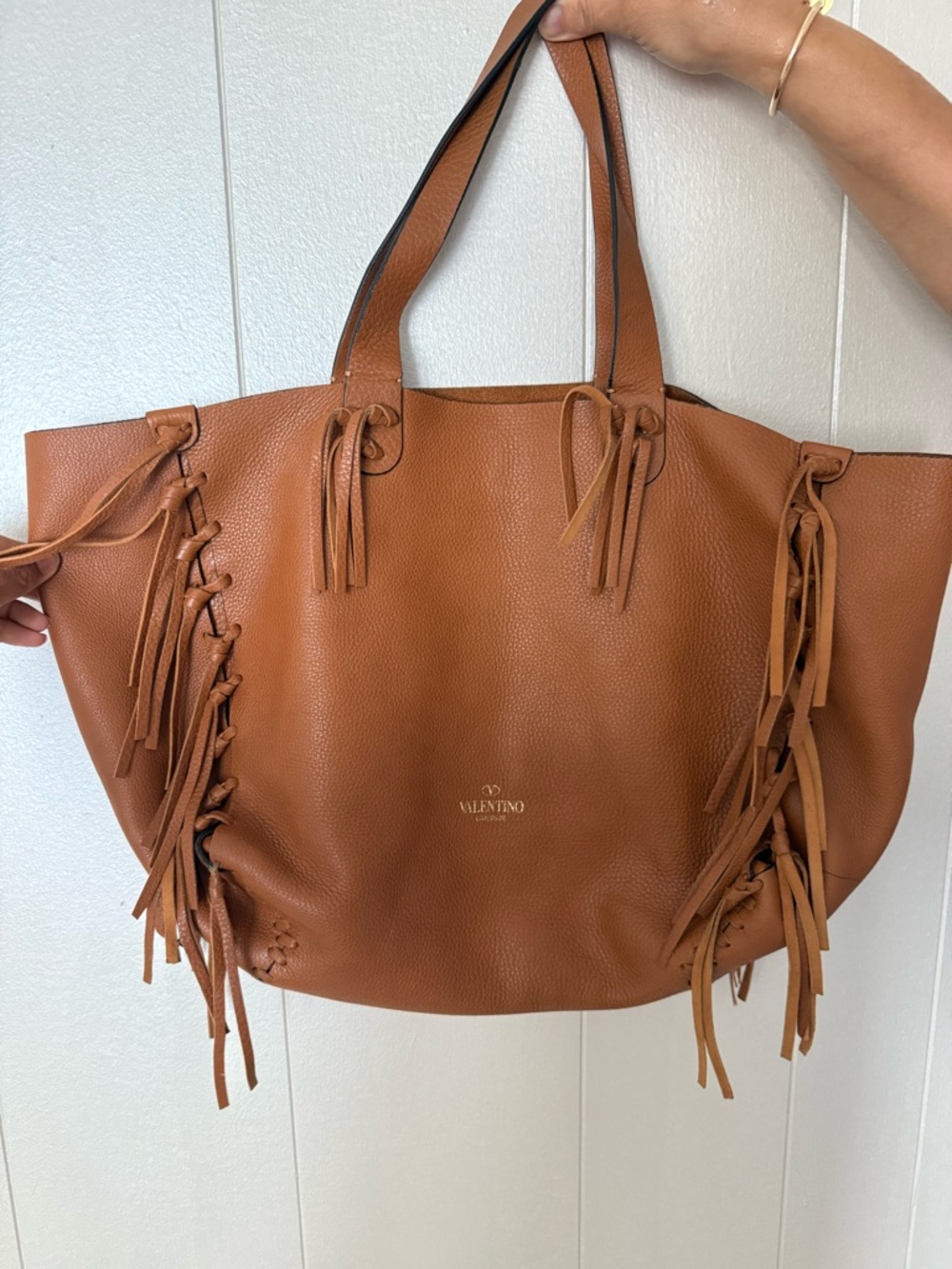 Valentino Garavani C-Rockee Fringe Tote bag